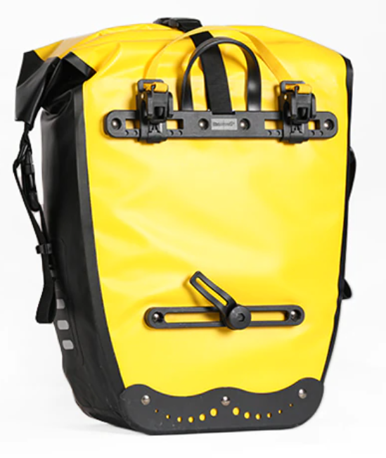 20l Wasserdicht Gepäckträgertasche gelb/schwarz