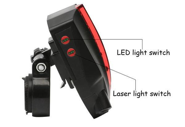 PSONMETIC Laser und LED Rückleuchte