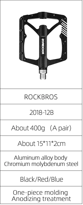 ROCKBROS MTB Pedale 2018-12BBK